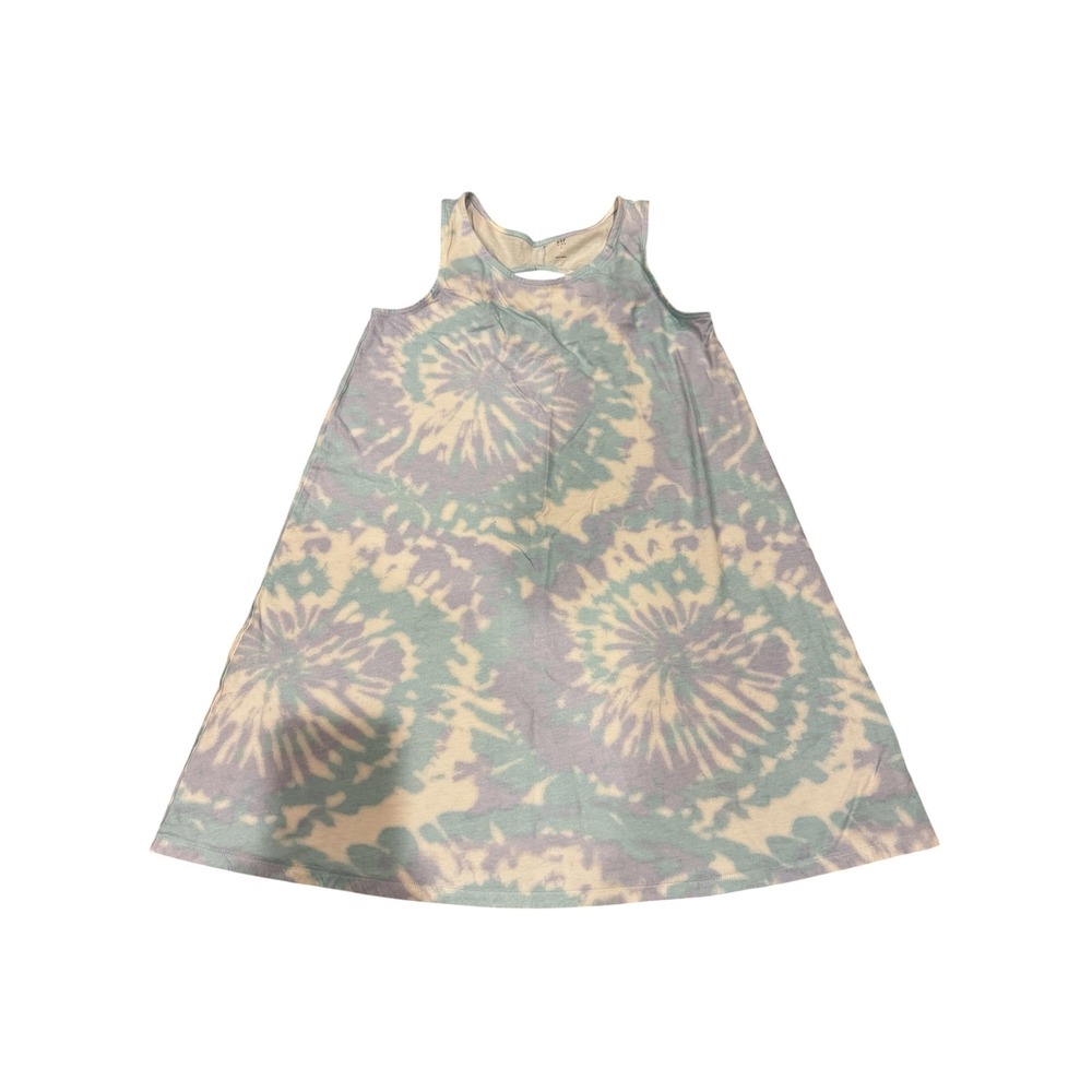 Gap Kids Girls Tank Swing Tie Dye Size L Blue‎ Purple Summer Beach Vacation
